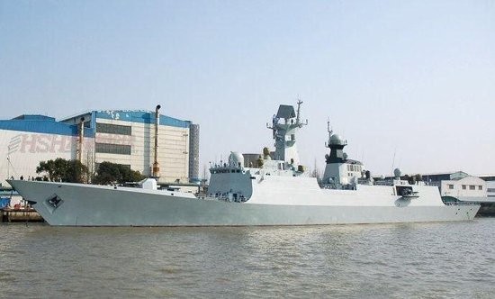 Tàu hộ vệ Liễu Châu 054A của Hạm đội Nam Hải vừa được biên chế.
